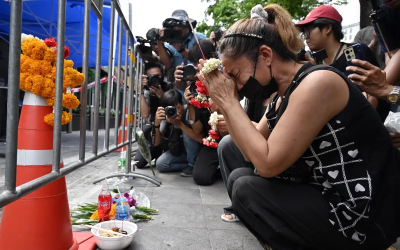 Emergency responders outside a Bangkok pub after a deadly fire prompted stricter safety inspections and investigations.