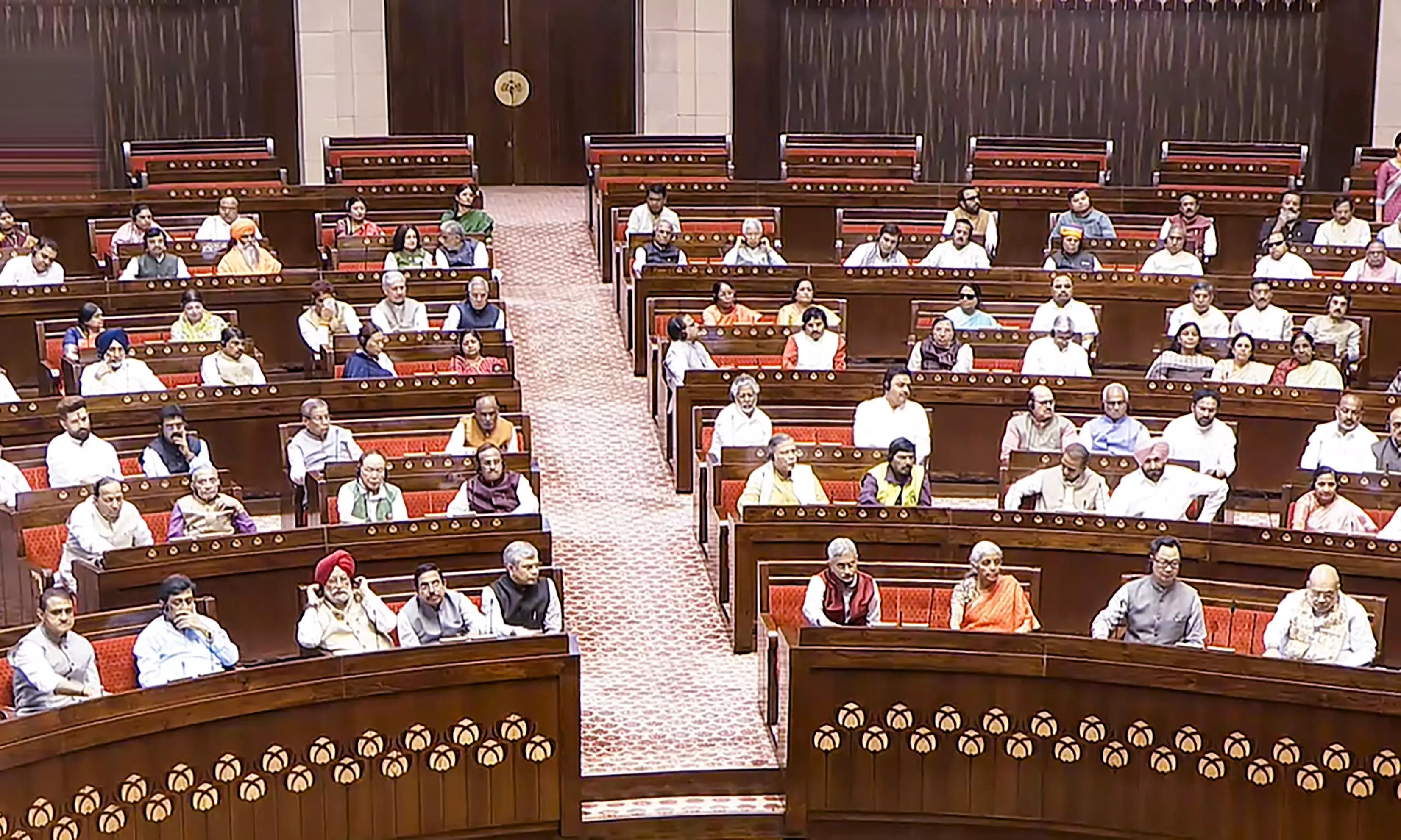 Indian Parliament session where CAPF Bill 2026 passed as Opposition stages protest walkout.