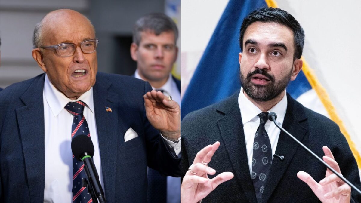 Rudy Giuliani and Zohran Mamdani dispute over 9/11, religion, foreign policy and New York politics.
