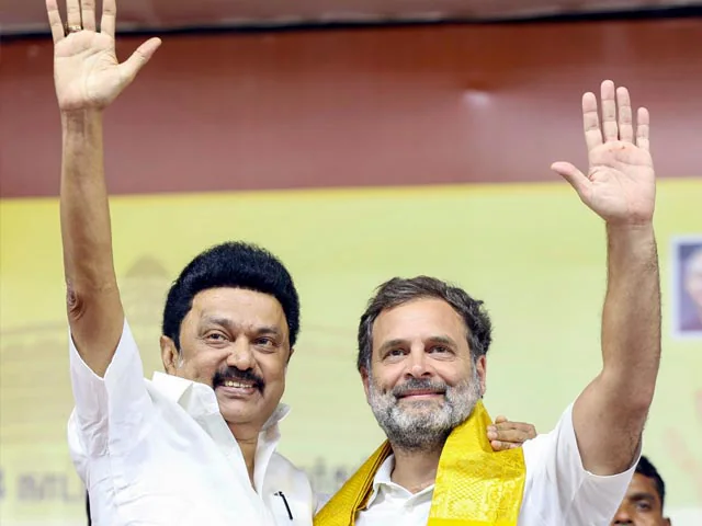 Stalin and Rahul Gandhi hold separate rallies in Puducherry, raising questions on alliance unity