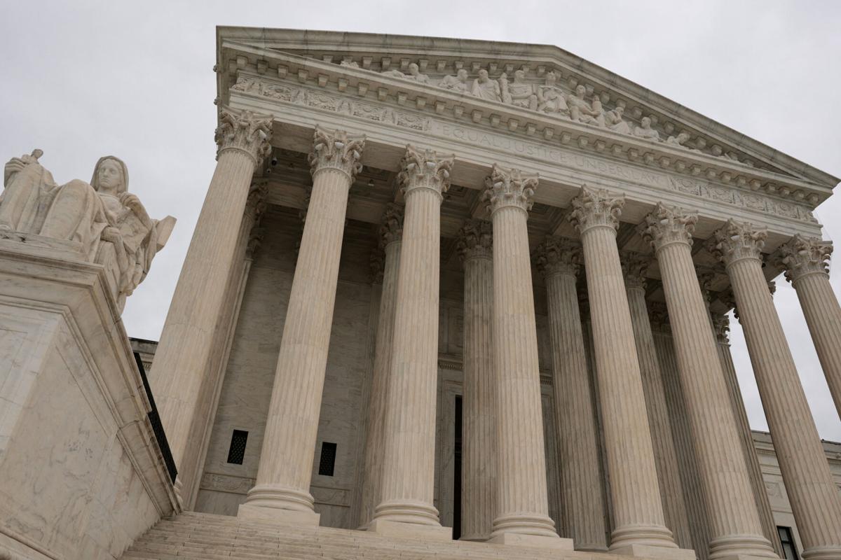 US Supreme Court building amid legal battle over Alabama congressional voting maps and voter rights.